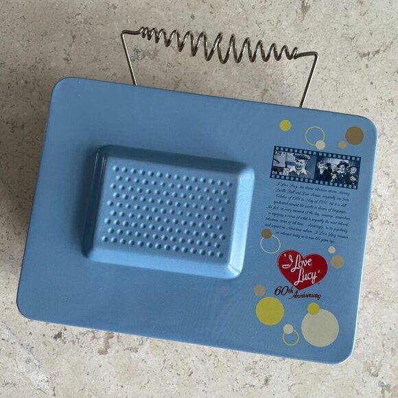 I Love Lucy 60th Anniversary TV Tin Tote Lunchbox 2010 - Picture 3 of 10